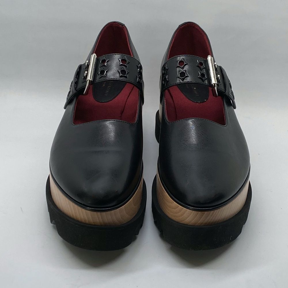 Stella McCartney Elyse 70MM Mary Jane Platform Wedges size 38.5 - Picture 5 of 15